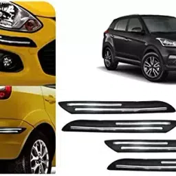 Auto Pearl Car Double Chrome Linning Bumper Corner Moulding for Creta 2019-image-41