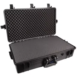 DURATOOL Waterproof Case, 720X430X180 mm, Pp, Blk, WATERPROOF CASE 28.5"-41