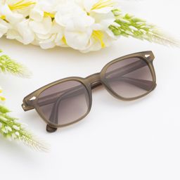 Ted Smith Unisex Wayfarer Sunglasses with UV Protected Lens STEWIE_C3-24