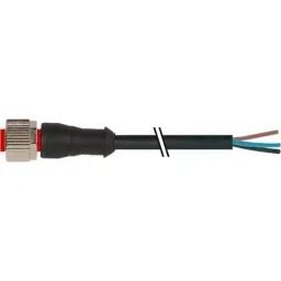 RS PRO 5 Way Sensor Actuator Cable Straight Female M12 to Unterminated 2 m, 1747850-picture-29