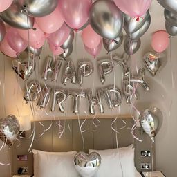 Special You 29 Pcs Pink Textured Birthday Decorations-58