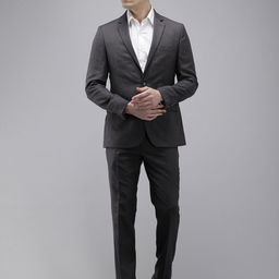 Park Avenue Super Slim Fit Notched Lapel Collar 2 Piece Formal Suit-49