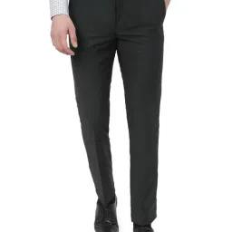 Metal Green Slim Fit Trousers-picture-48