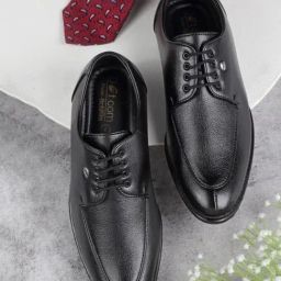 Action Men's Black Derby Shoes-image-71