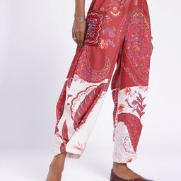 glitchez Women Ethnic Motifs Printed Relaxed Fit Pleated Trousers-picture-5