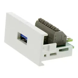 RS PRO Faceplate Single Gang 1 Way Female USB 3.0, 7684318-image-82