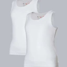 Van Heusen Regular Fit Anti Bacterial Colour Fresh Vest - Pack of 2 - White-image-71