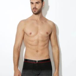 Van Heusen Black Printed Trunks-image-14