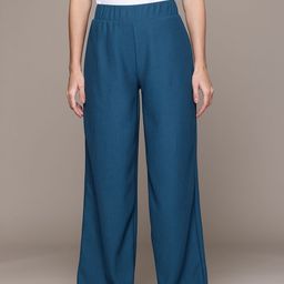 Roadster Women Textured Loose Fit Trousers-image-43