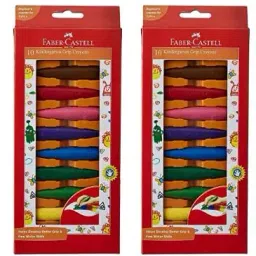 Faber-Castell Kindergarten Grip Crayons - 10 Pieces - Assorted Pack 2-11