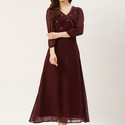 Moda Rapido Georgette Maxi Dress-image-25