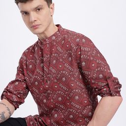Anouk Rustic Men Tribal Printed Kurta-picture-34