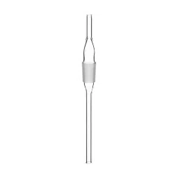ABGIL Adapter Air Leak or Gas Inlet Tube Borosilicate Glass B34 Cone and 150 mm Steam Length, ADP-49-06-22