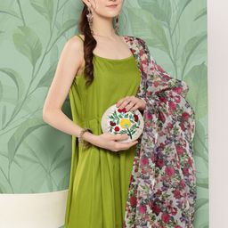 InWeave Kurta With Palazzos & Dupatta-picture-54