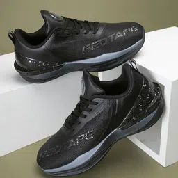 Red Tape Men Mesh Basketball Non-Marking Shoes-13