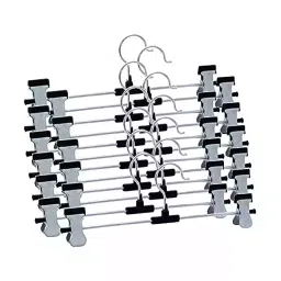 Generic Clip Hanger04 Stainless Steel 7x6 cm Polished Adjustable Non Slip Clips Pack of 20 Pcs-image-88