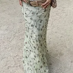 StyleCast x Revolte Women Printed A-Line Maxi Skirt-picture-24
