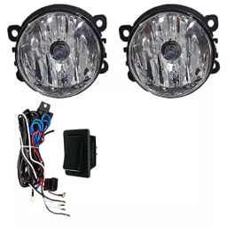 Auto Pearl Fog Lamp Lights with Wiring Kit & Switch Compatible For Tata Zest-13