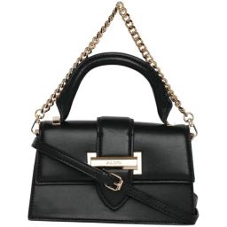 Aldo Meshlouna Black Solid Medium Handbag-picture-44