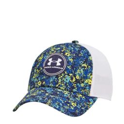 Under Armour Iso-chill Driver Mesh Blue & White Polyester Baseball Cap-image-40