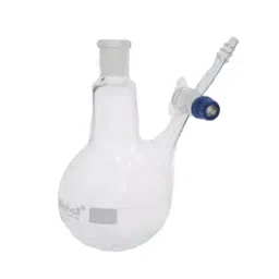Biohall 500 ml Clear Solvent Storage Flask with Glass Stopcock, BLS.121.18 (Pack of 2)-16