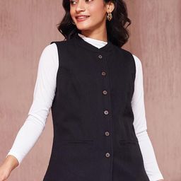 Fabindia Woven Design Nehru Jacket-image-91