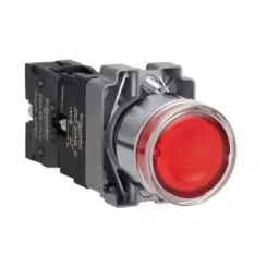 Schneider Electric Illuminated Push Button With Integral LED Spring Return Flush 220 V AC Red, XB2BW34M1C-3