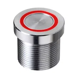 APEM VANDAL RESISTANT SW, SPST, 0.2A, 6V, RED, PBAR9AFB000A0SX-19