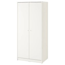 ikea kleppstad Wardrobe with 2 doors, white, 79x176 cm-picture-40