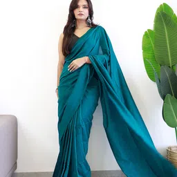 Anouk Pure Cotton Saree with Blouse Piece-picture-24