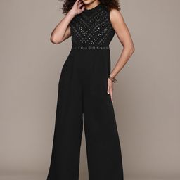 Label Ritu Kumar Paulina Jumpsuit with Lace Inserts-image-27