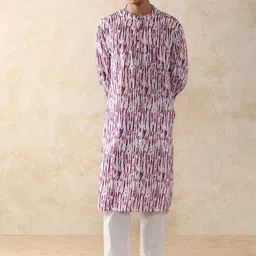 Moara Leheriya Printed Straight Pure Cotton Kurta with Trousers-image-98