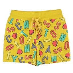 Tiny Girl Alphabet Printed Shorts - Mustard Yellow-picture-17