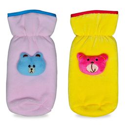 Chinmay Kids Baby Feeding and Nursing Bottle Cover Attractive Cartoon Pack Of 2 (Purple, Yellow)-image-59