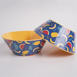 Superware Melamine Kids Snack Bowl 5.5" Banana -Yellow ( Set of 2)-11