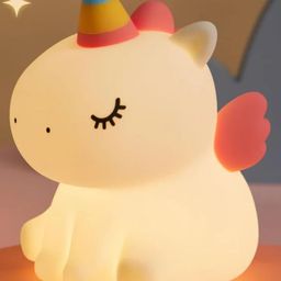 FunBlast Cute Squishy Unicorn LED Night Lamp for Room-21