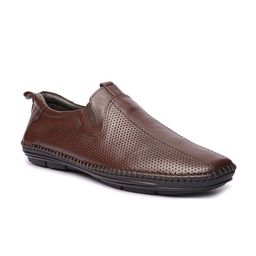 Buckaroo Men Leather Loafers-image-7