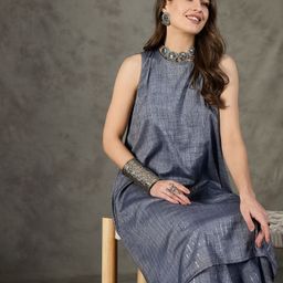 InWeave Women Regular Kurta with Palazzos-image-11