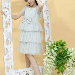 KidsDew Grey Applique Dress-picture-17