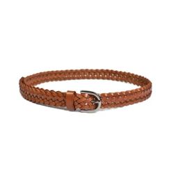 BELWABA Tan Leather Casual Reversible Belt for Women-image-99