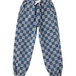 TALES & STORIES Unisex Kids Checked Joggers Trousers-image-11
