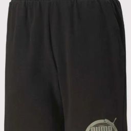 Puma Kids Essential+ STREET ART Black Cotton Printed Shorts-picture-17