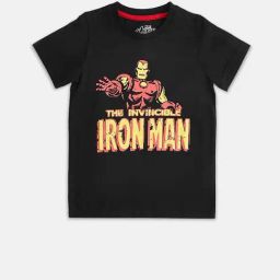 Pantaloons Junior Black Printed T-Shirt-image-38