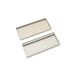 NS 50 Slides Storage Capacity White Plastic Slide Box for Laboratories-15