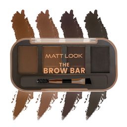 MATTLOOK The Brow Bar Eyebrow Palette - 8g - Intense image 1