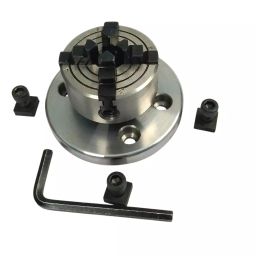 Assorts Independent Chuck Set Cast Iron & Tool Alloy Steel 50 mm Size 4 Jaws 3 & 4 Slots Table-picture-44