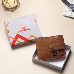 SAMTROH Men Vegan Leather Two Fold Wallet-picture-8