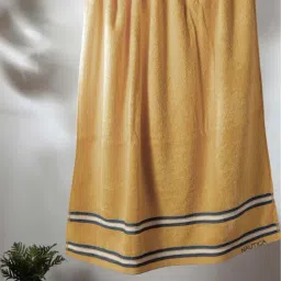 Nautica Vintage Crew Stripe Beige Cotton 500 GSM Super Soft Zero Twist Bath Towel-2