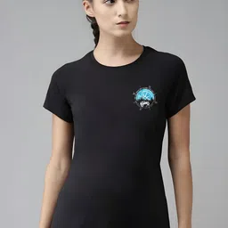 CORSICA Women Printed Applique T-shirt-image-85
