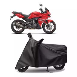 Auto Pearl Polyester Two Wheeler Cover for Hero MotoCorp Xtreme 200S (Grey)-image-72